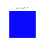 505 Blauw Opaque statische raamfolie