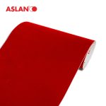 Aslan CC124 Flock Vinyl Rood