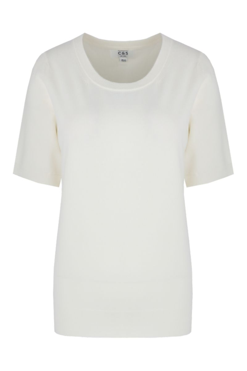 C&S The Label Anne Knit Top Offwhite - Afbeelding 3