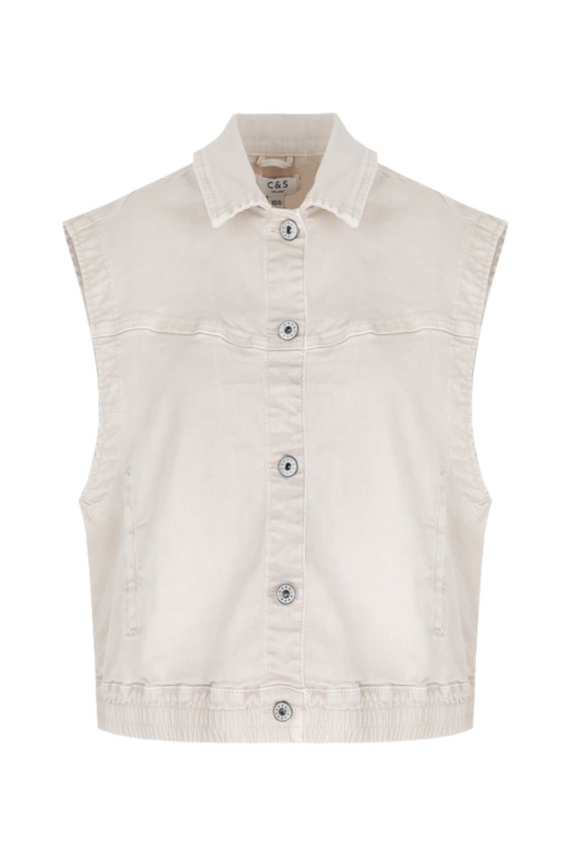 C&S The Label Haromoney Gilet Sand