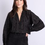 C&S The Label Lies Blouse Black