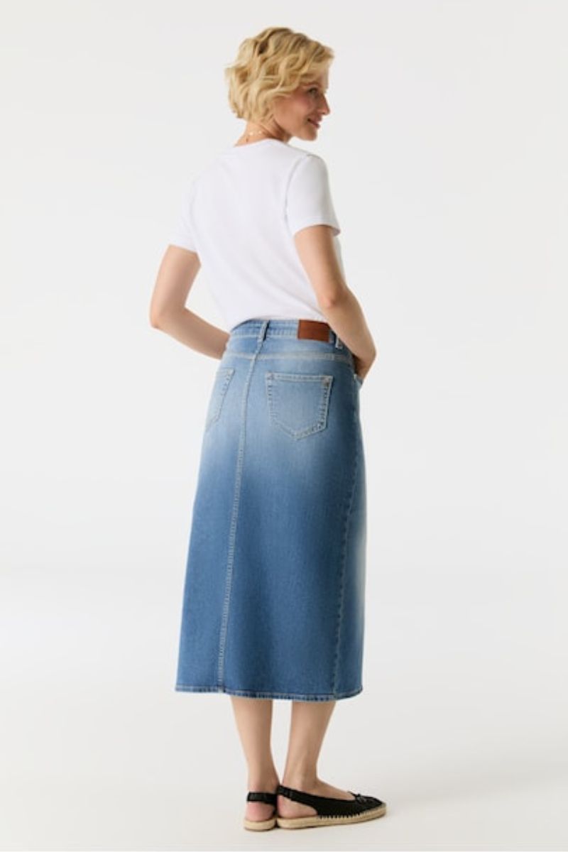 Cup Of Joe Evelyn Skirt Medium Blue - Afbeelding 3