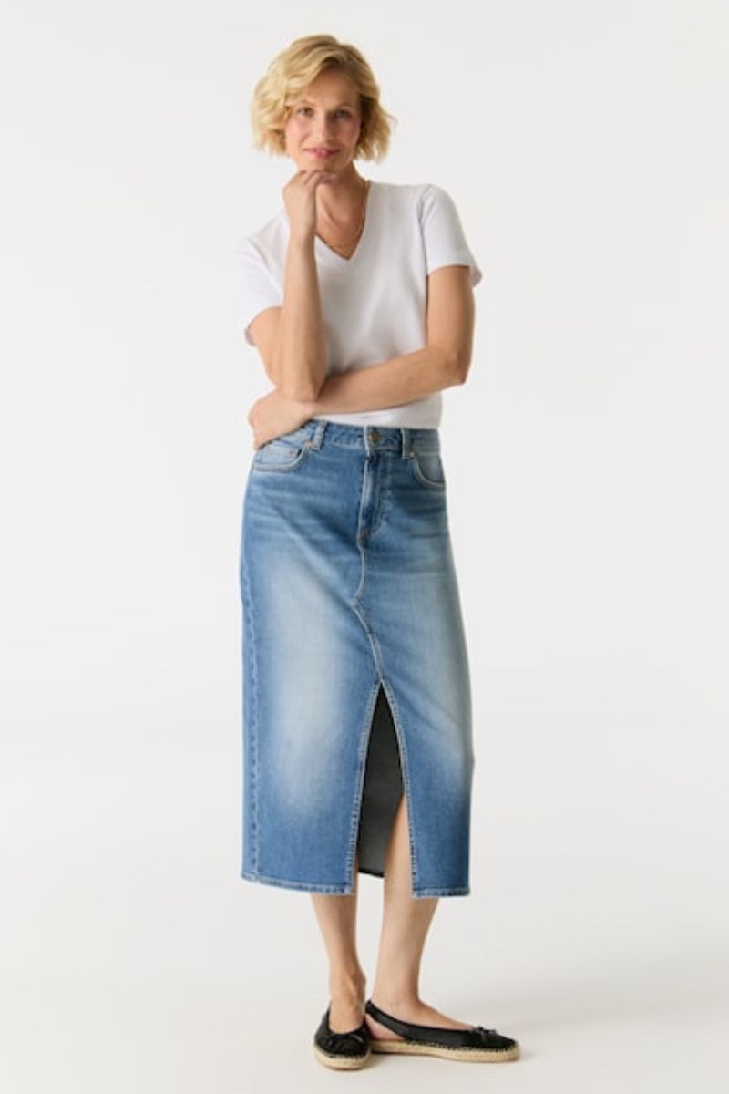 Cup Of Joe Evelyn Skirt Medium Blue - Afbeelding 5