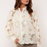 G-maxx Alora Blouse Wool White