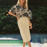 G-maxx Esra Jeans Skirt Sand