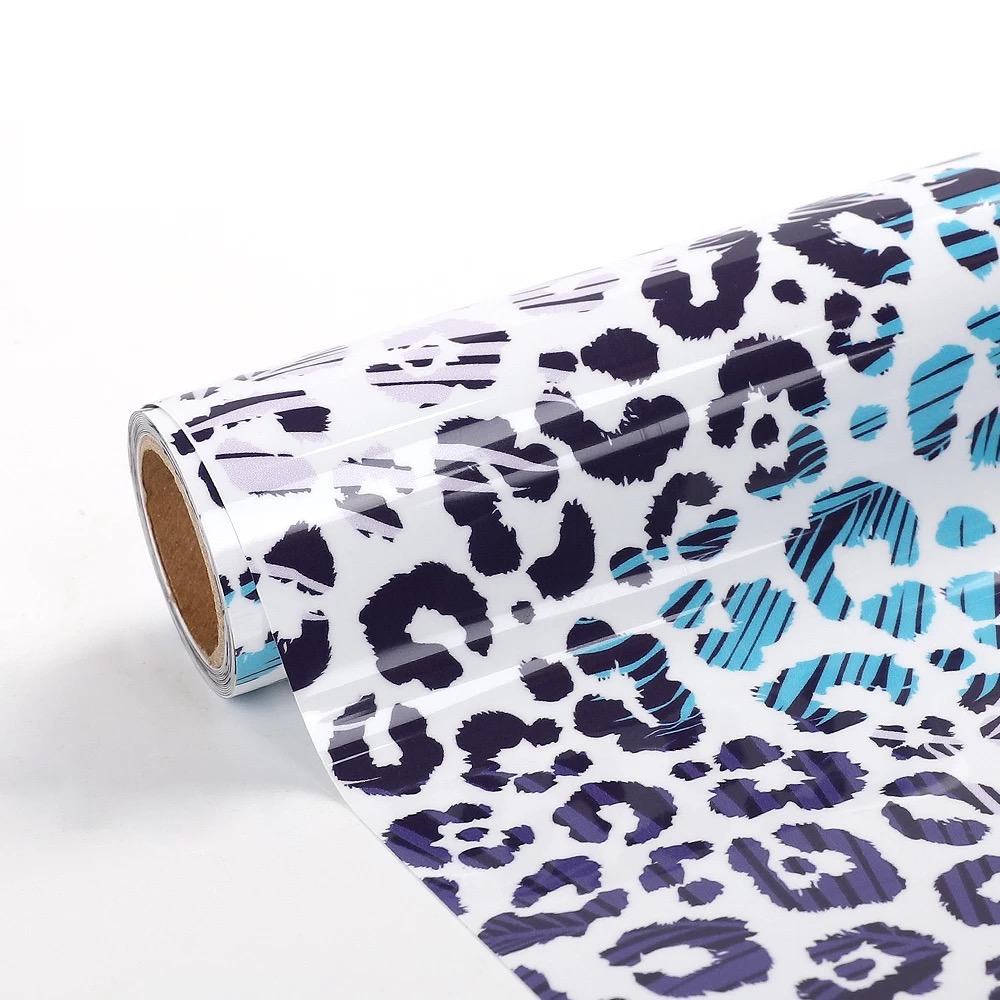 Leopard White/Purple/Blue