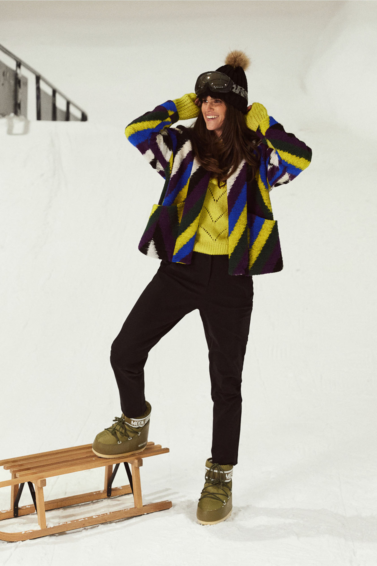 Studio Anneloes Nine Bonded Trousers Black