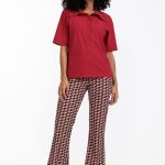 Studio Anneloes Noa Graphic Flair Trousers Multicolor