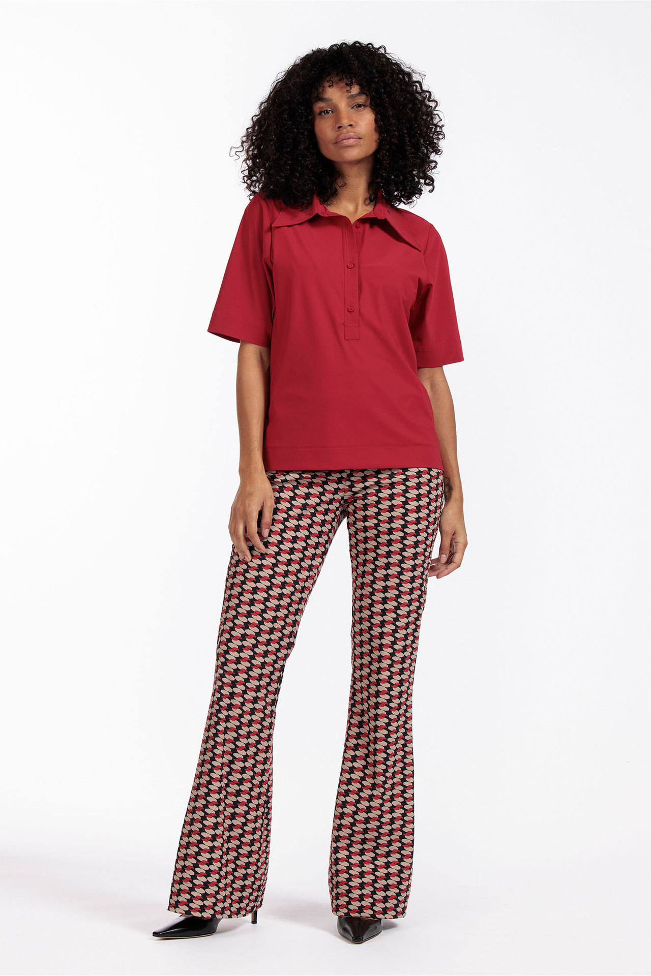 Studio Anneloes Noa Graphic Flair Trousers Multicolor