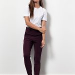 Studio Anneloes Stairdown Trousers Blackberry