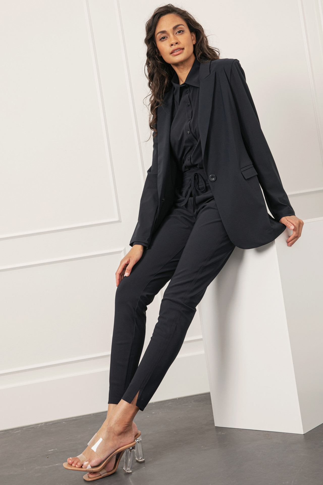 Studio Anneloes Startup Trousers Dark Blue