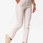 Basic pantalon creme