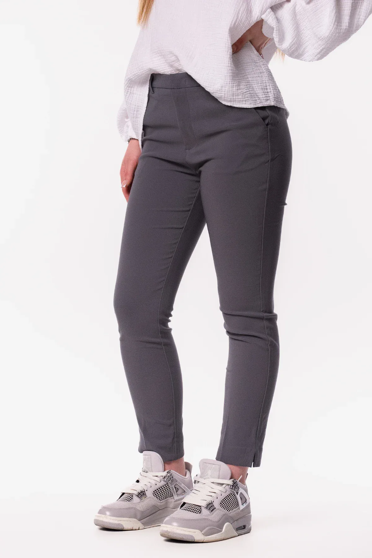 Basic pantalon grijs