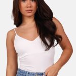 Body met ingewerkte soft cups wit