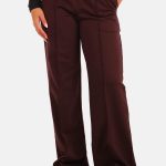 Broek wide leg casual paars
