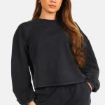Comfortabele sweater zwart