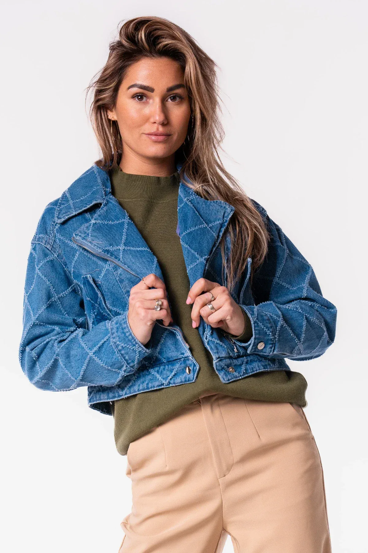 Denimjack blauw - Afbeelding 4