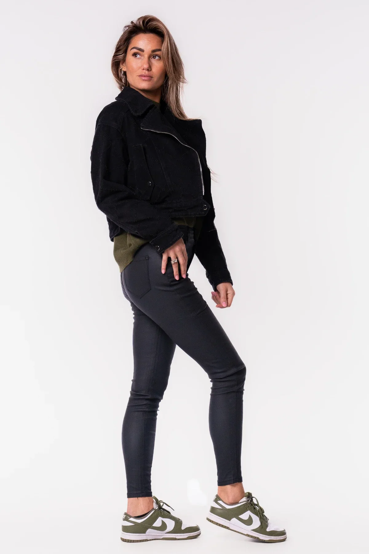 Denimjack zwart - Afbeelding 5