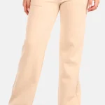 Joggingbroek met elastische taille beige
