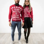 Kersttrui filthy animal rood