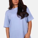 Oversized shirt lichtblauw