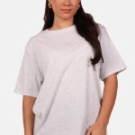 Oversized shirt lichtgrijs