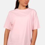 Oversized shirt lichtroze