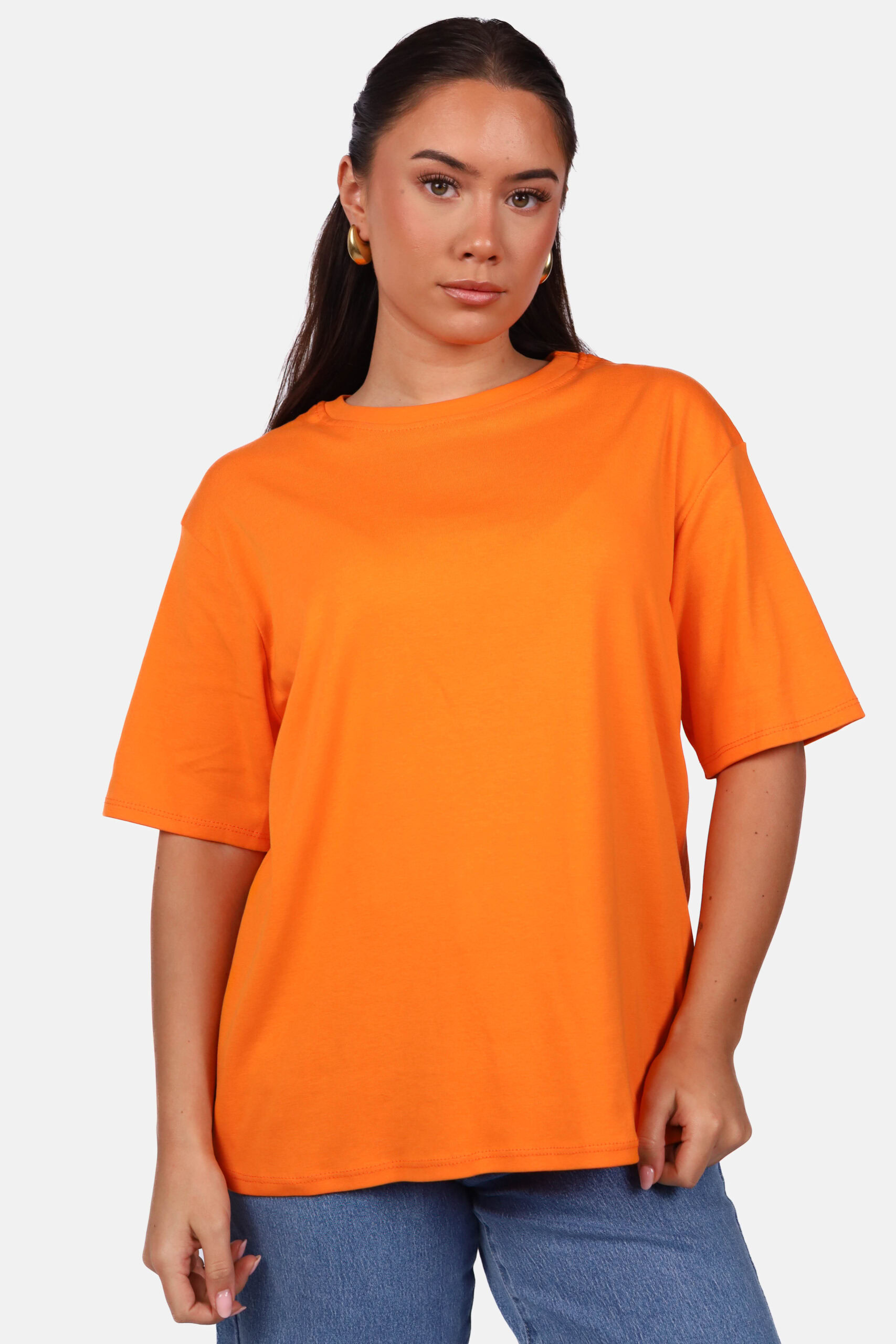 Oversized shirt oranje