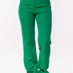 Pantalon basic straight groen