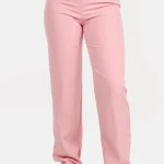 Pantalon basic straight lichtroze