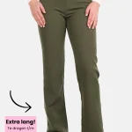 Pantalon basic straight tall kaki