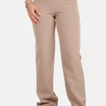 Pantalon basic straight taupe