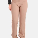Pantalon premium straight donker taupe
