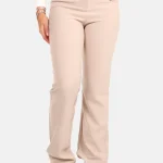 Pantalon premium straight licht taupe