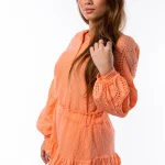 Set cotton embroidery oranje