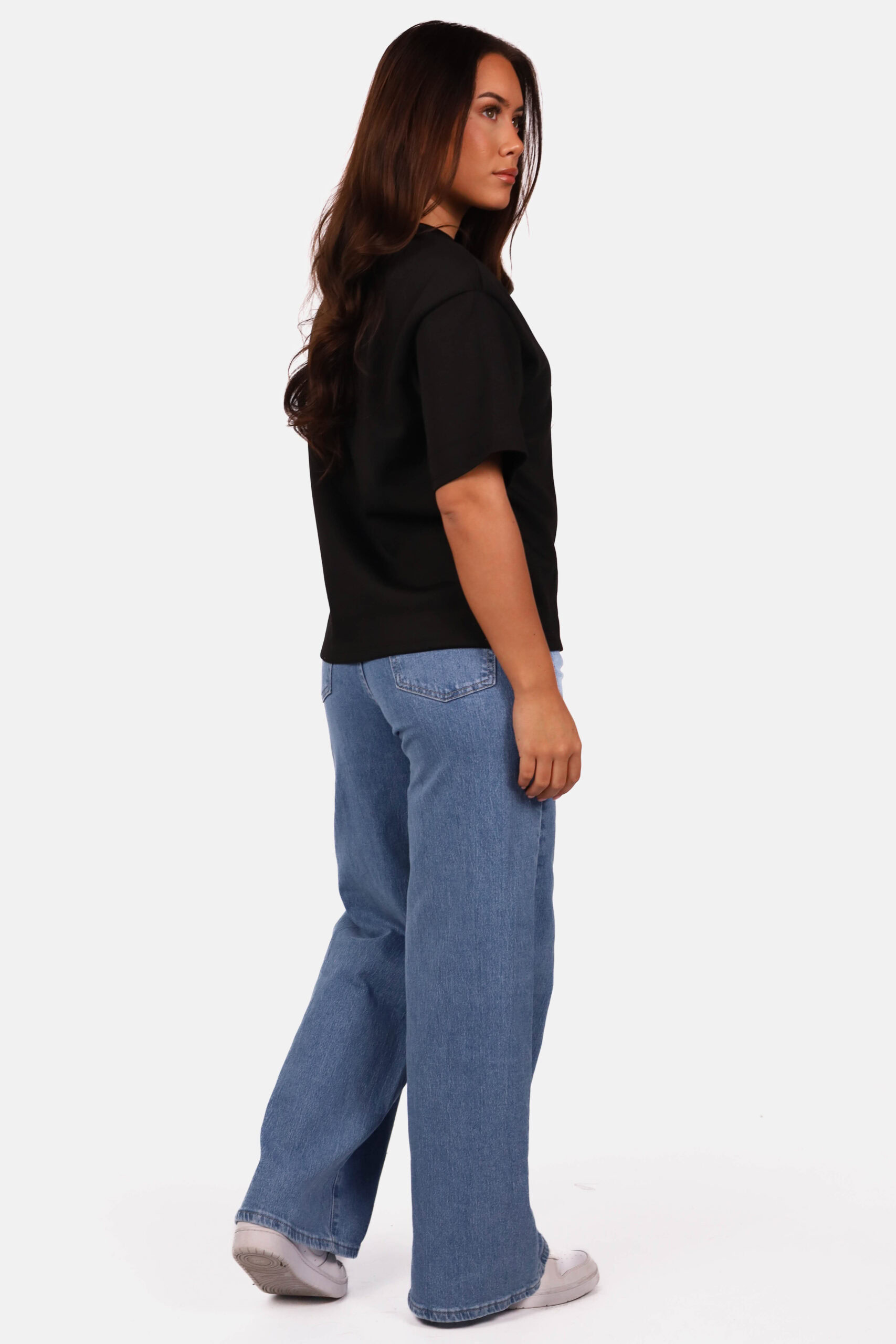 Shirt met relaxte pasvorm zwart - Afbeelding 5