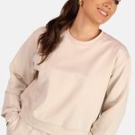 Sweater met casual fit beige