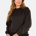 Sweater met relaxte pasvorm bruin