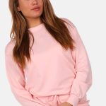 Sweater met relaxte pasvorm lichtroze