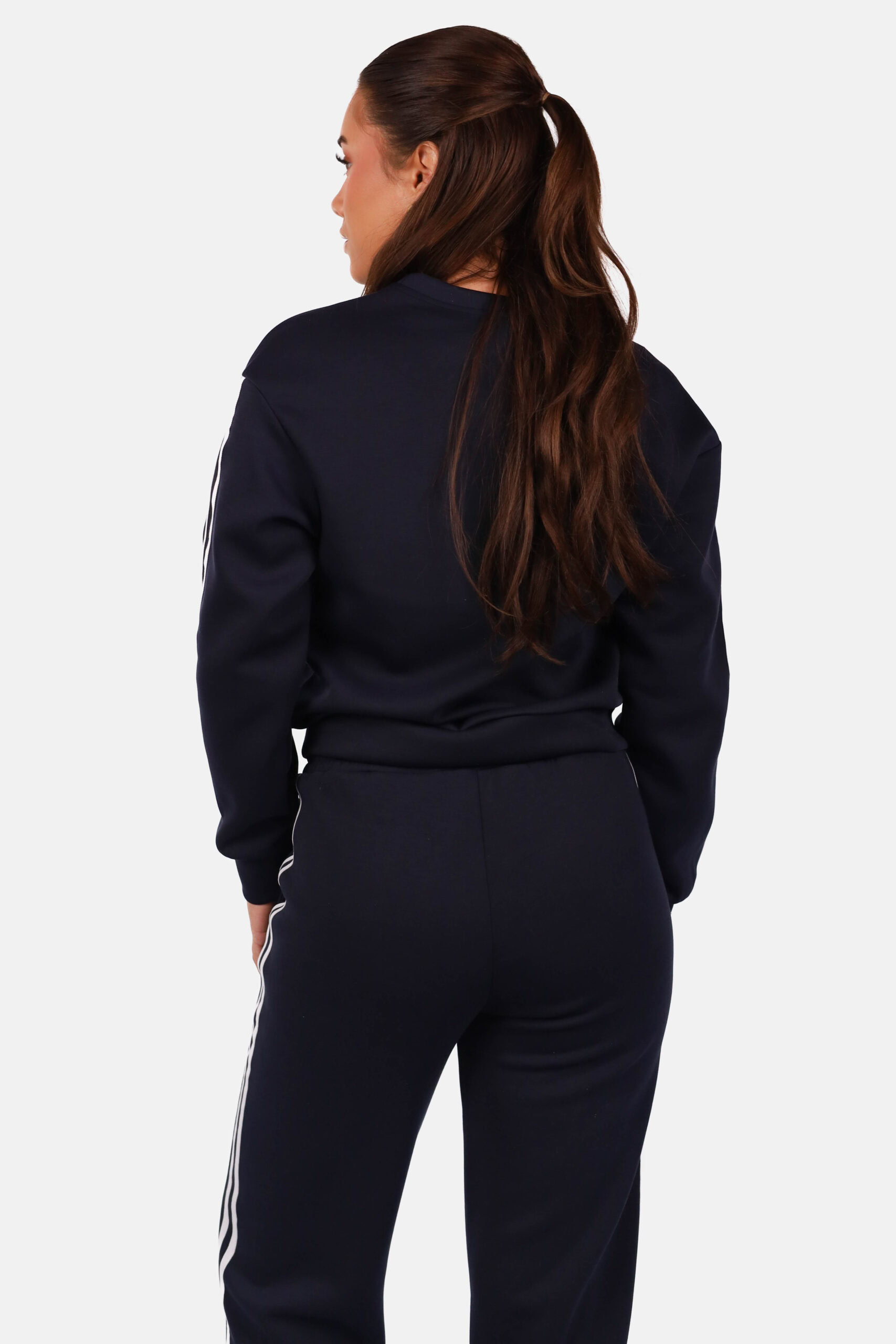 Sweater met relaxte pasvorm met strepen donkerblauw - Afbeelding 5