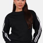 Sweater met relaxte pasvorm met strepen zwart