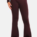 Travel flared pants paars