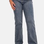 Wide leg denim wide range donkerblauw