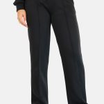 Wide leg joggingbroek zwart