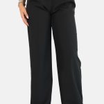 Wide leg pantalon met hoge taille zwart